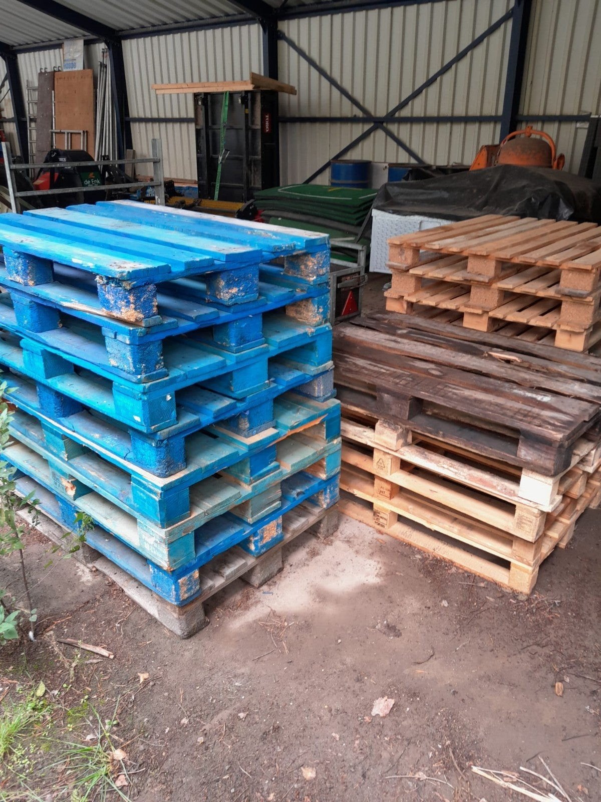 gezocht gratis euro pallets, Doe-het-zelf en Verbouw, Ophalen, Gebruikt, Pallet, Minder dan 200 cm