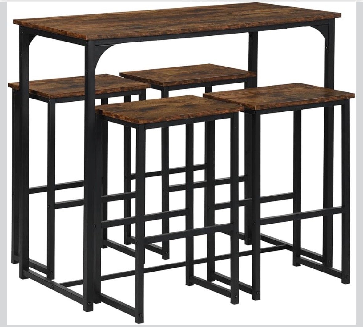 3 Bartafels met 10 krukken (incl. 1 nieuwe set), Ophalen, Zo goed als nieuw, Inclusief barstoelen