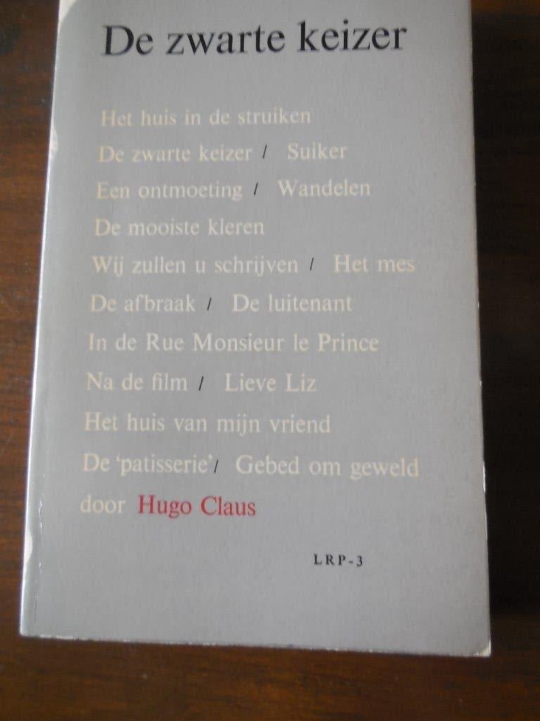 Hugo Claus - De zwarte keizer, Ophalen of Verzenden, Gelezen, Hugo Claus