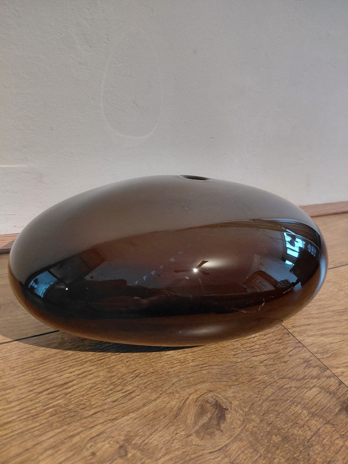 Mid-century handgeblazen glazen zwerfkei, Deens Design, Ophalen of Verzenden