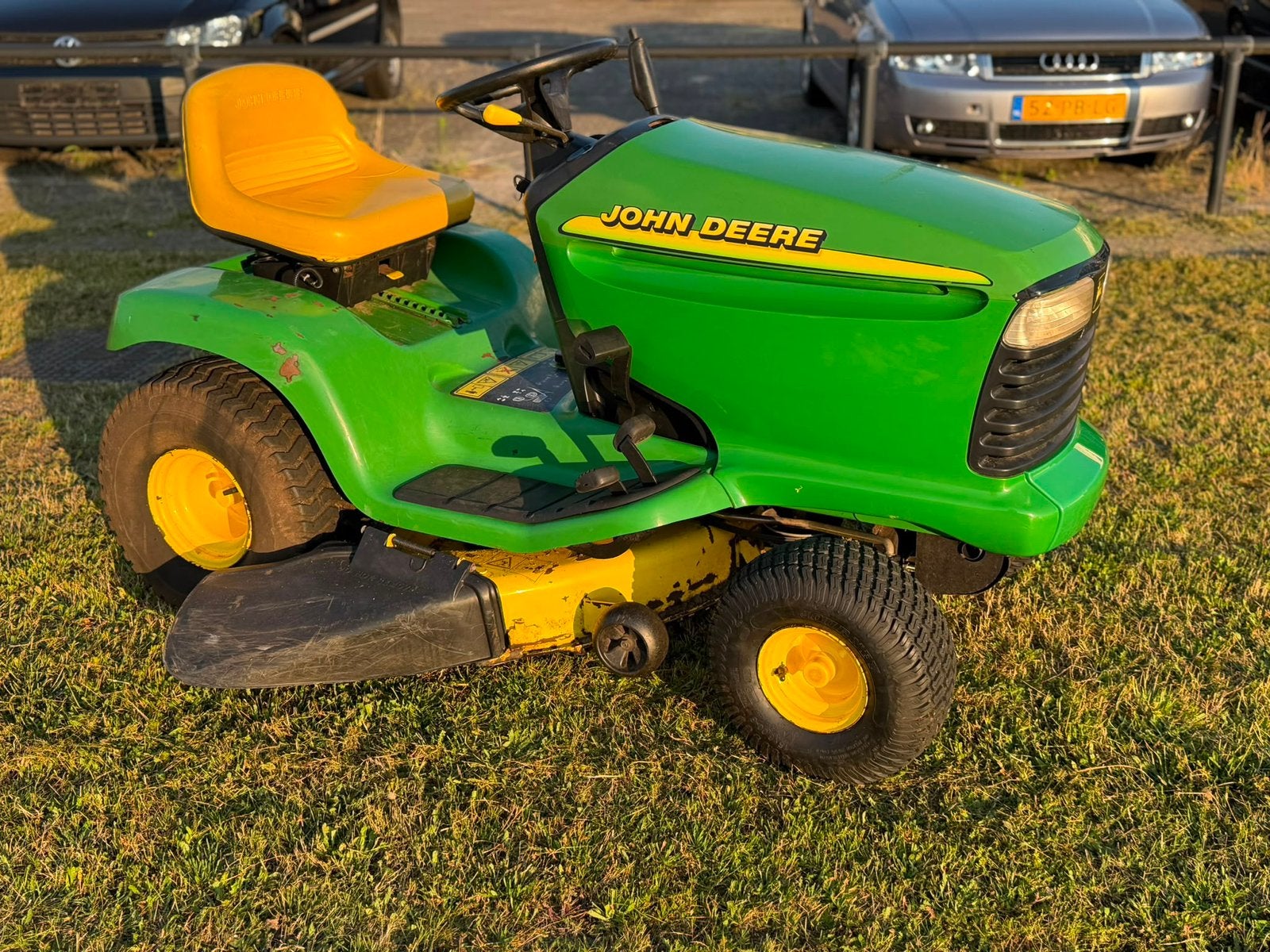 John deere lt155, Ophalen, Zo goed als nieuw