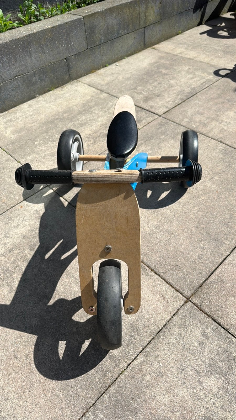 Houten Loopfiets en driewieler fiets, Ophalen, Zo goed als nieuw