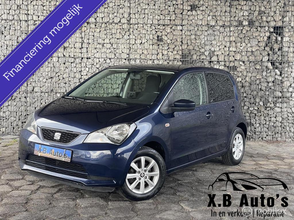 SEAT Mii 1.0|ITECH|NAVI|AUTOMAAT|AIRCO|5DRS|, Auto's, Stof, Gebruikt, Overige carrosserieën, Mii