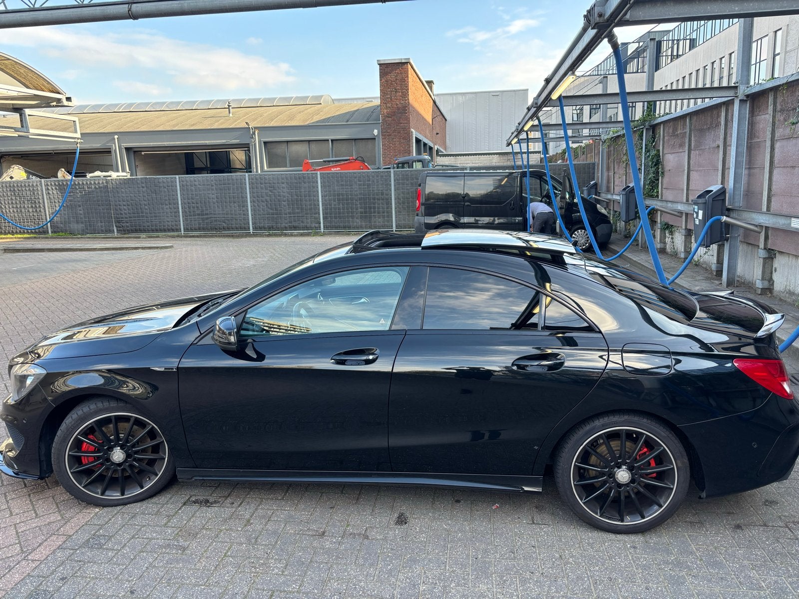 Mercedes-Benz CLA 250 2.0 155KW 7G-DCT (aut) 2014 Zwart, Auto's, CLA, 1380 kg, 4 cilinders, Zwart