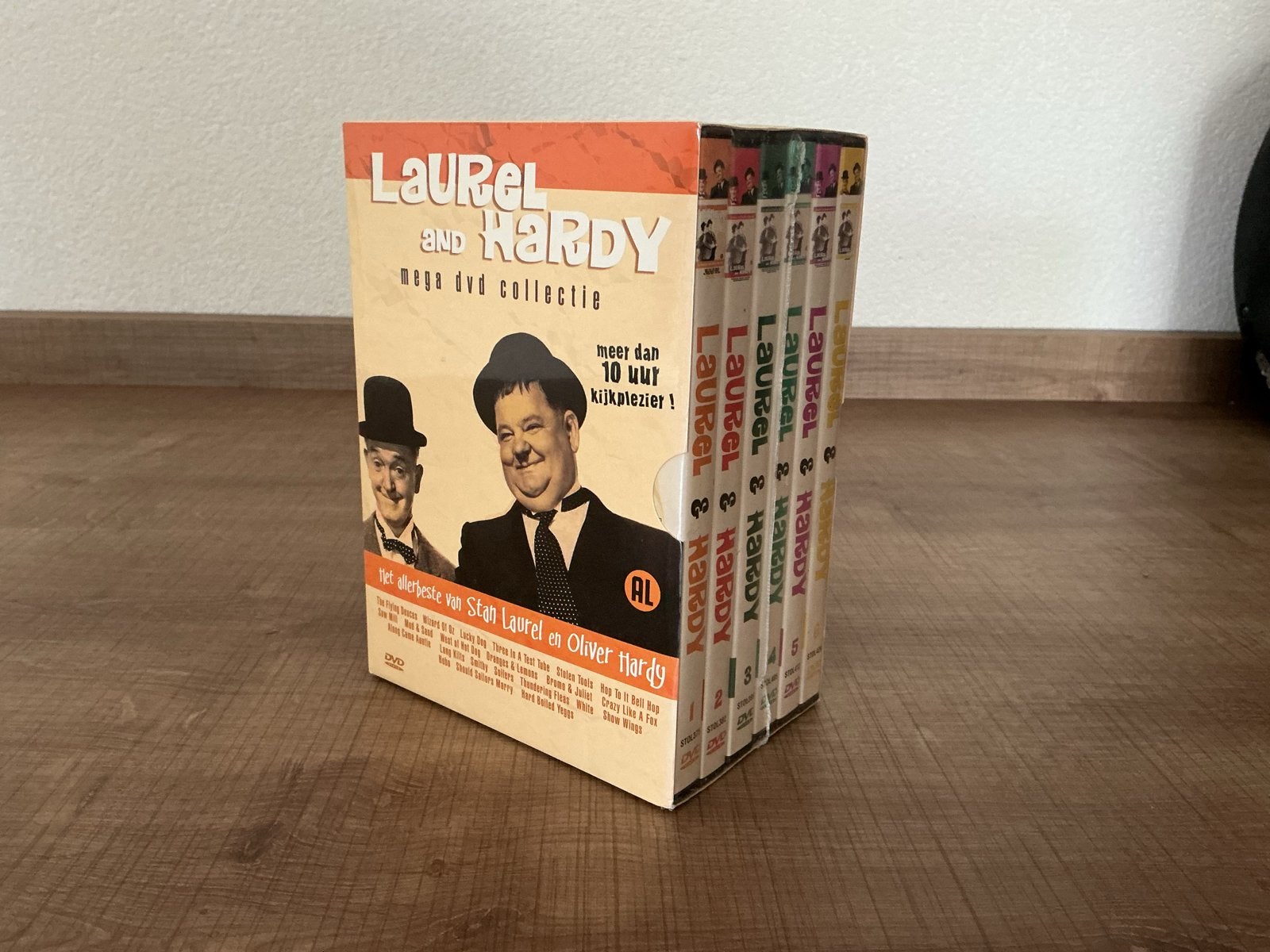 Laurel & Hardy Mega DVD Collectie - Meer dan 10 uur kijkplez, Cd's en Dvd's, Ophalen, Engels, Alle leeftijden, Nederlands