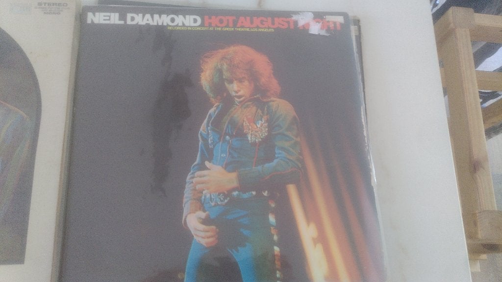 Neil Diamond Hot August Night LP, Gebruikt, Pop, Ophalen of Verzenden, 12 inch