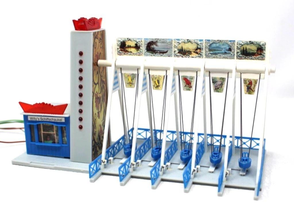 FALLER 140460/3: bouwpakket kermis-scheepsschommel, Hobby en Vrije tijd, Wisselstroom, Ophalen of Verzenden, Märklin, Nieuw