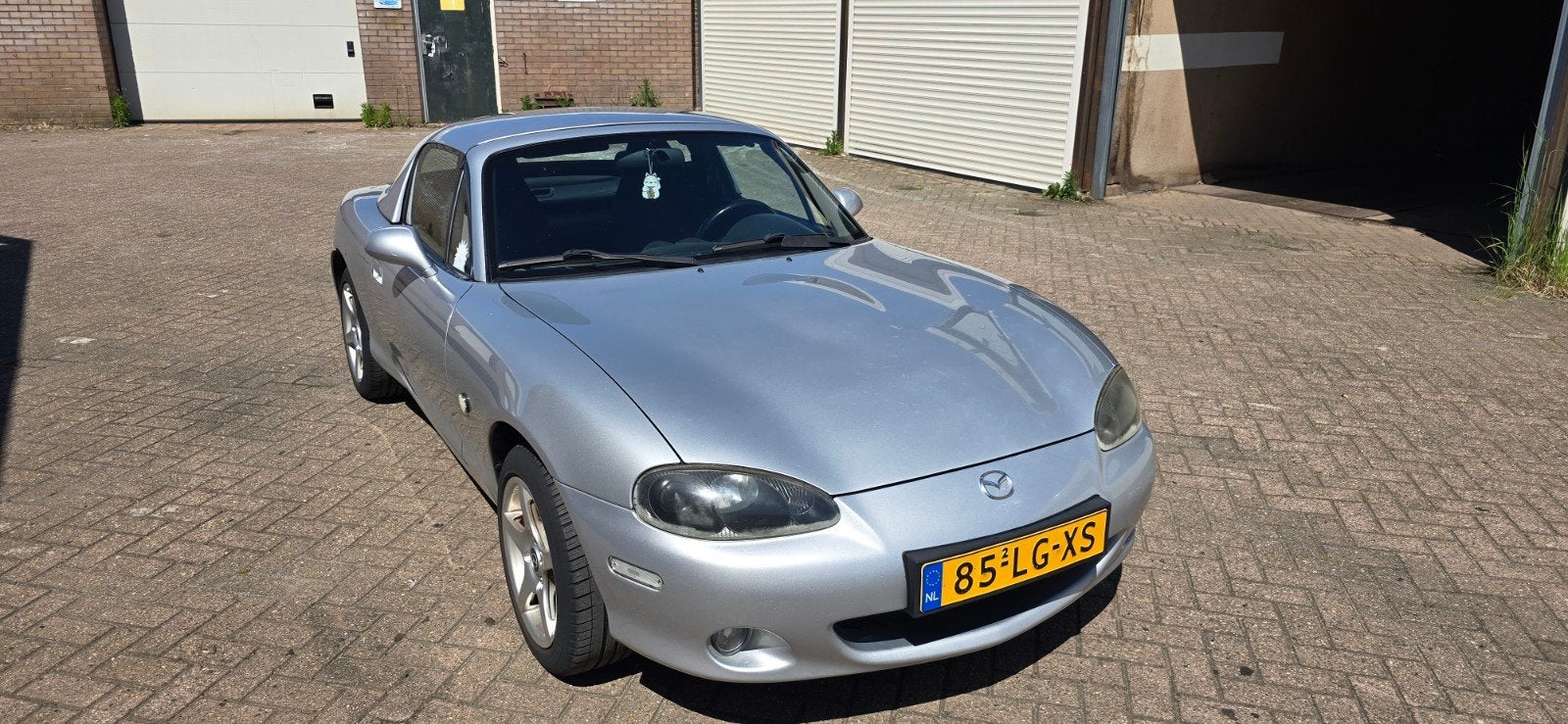 Mazda MX-5 1.8 I 2003 Sunlight Silver, Auto's, Mazda, Particulier, MX-5, ABS, Airbags, Bluetooth, Centrale vergrendeling, Elektrische buitenspiegels