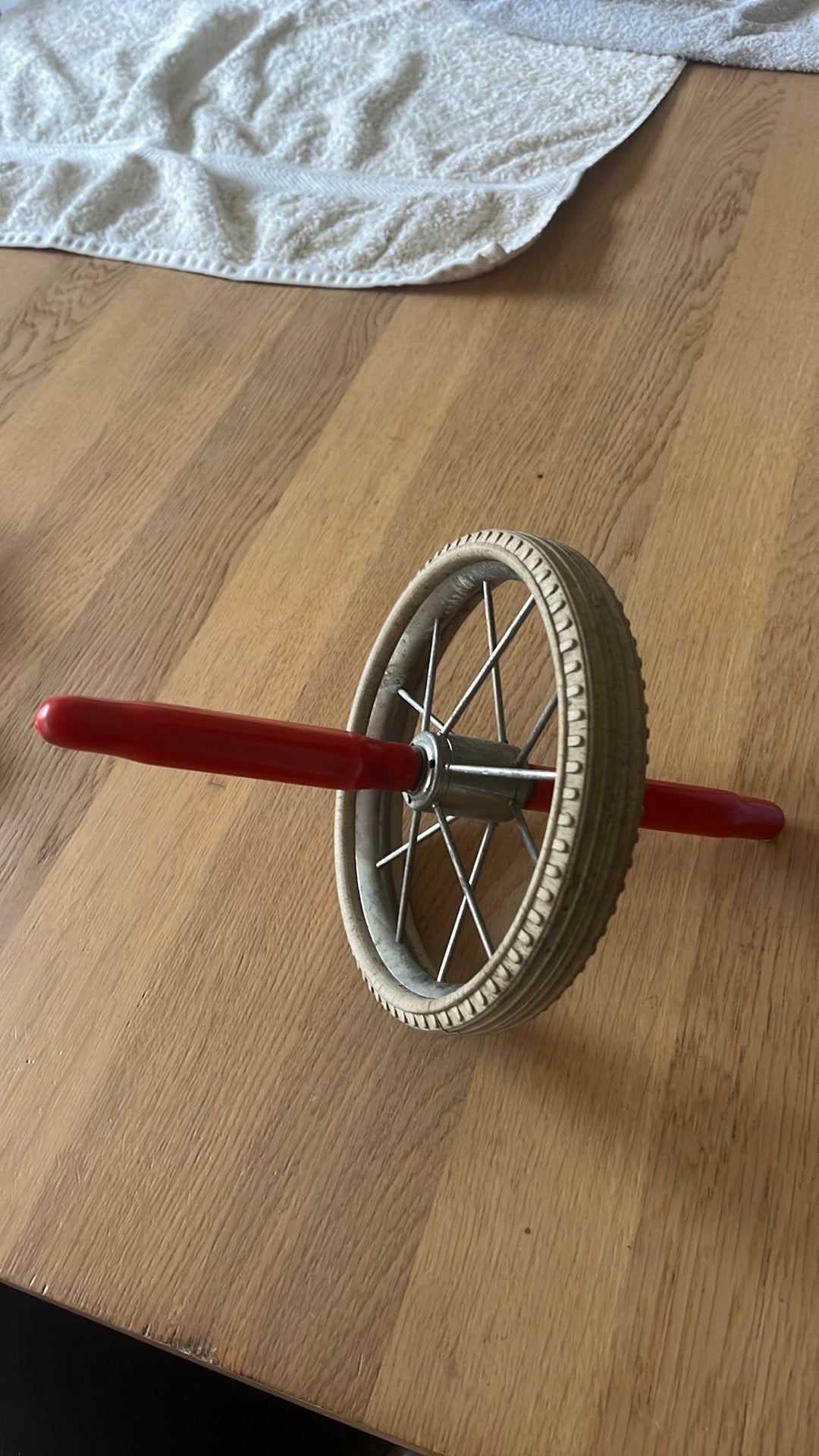 Ab wheel, Sport en Fitness, Ophalen, Gebruikt, Buikspierwiel