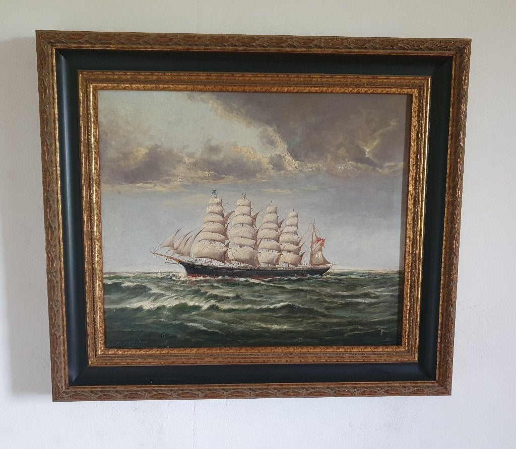 schilderij maritiem melcher tilmes, Ophalen, Maritiem / water