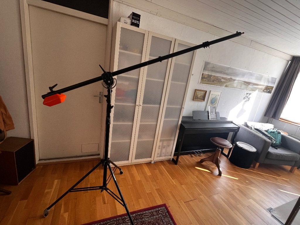 boomstatief voor studio, Zo goed als nieuw, 175 cm of meer, Inklapbaar, Ophalen of Verzenden