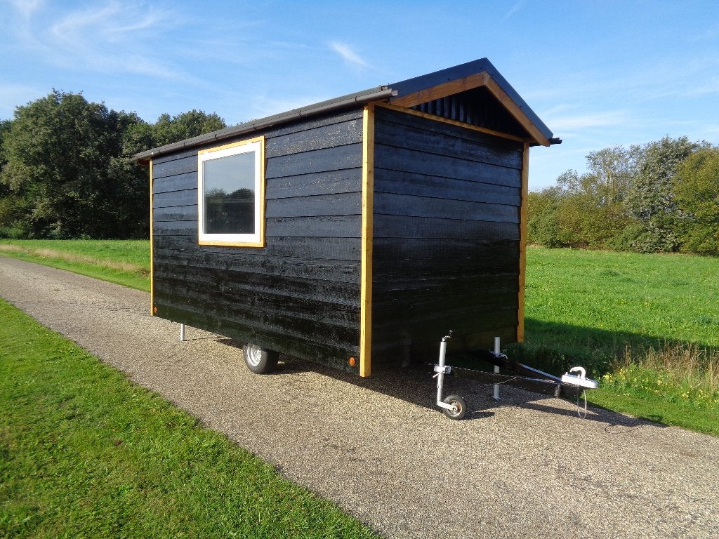 tinyhouse pipowagen huisje op wielen schaftkeet, Doe-het-zelf en Verbouw, Ophalen of Verzenden