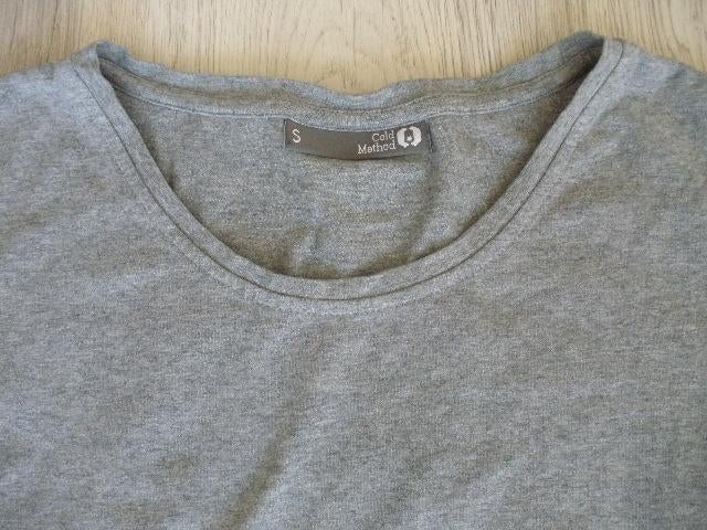 COLD METHOD t- shirt grijs maat S, Kleding | Heren, Ophalen of Verzenden, Zo goed als nieuw, Grijs, Cold Method