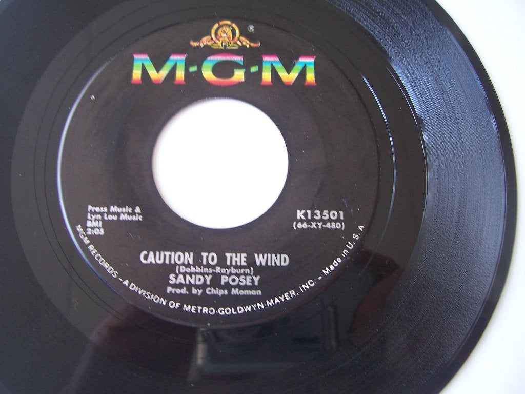 Sandy Posey  / MGM 13501 / Born a woman, Gebruikt, Verzenden, Overige genres, 7 inch