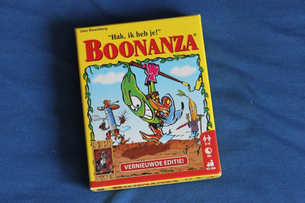 boonanza      vernieuwde editie, Drie of vier spelers, Ophalen of Verzenden, Nieuw, 999 Games