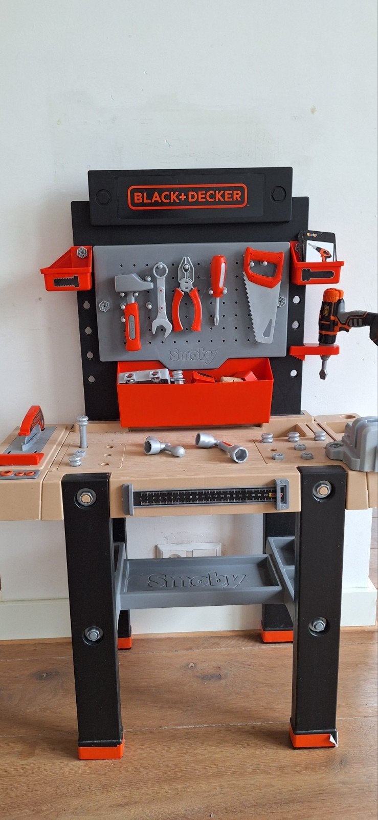 Smoby Black+Decker Bricolo Ultimate Werkbank, Ophalen, Zo goed als nieuw, Jongen of Meisje