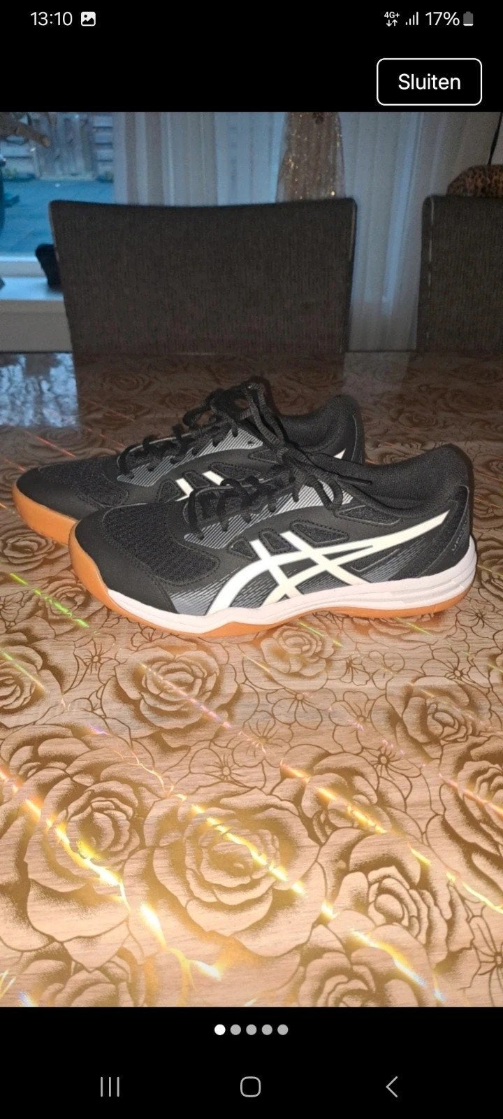 Asics Upcourt 5 Volleybalschoenen - Maat 42.5, Ophalen of Verzenden, Nieuw