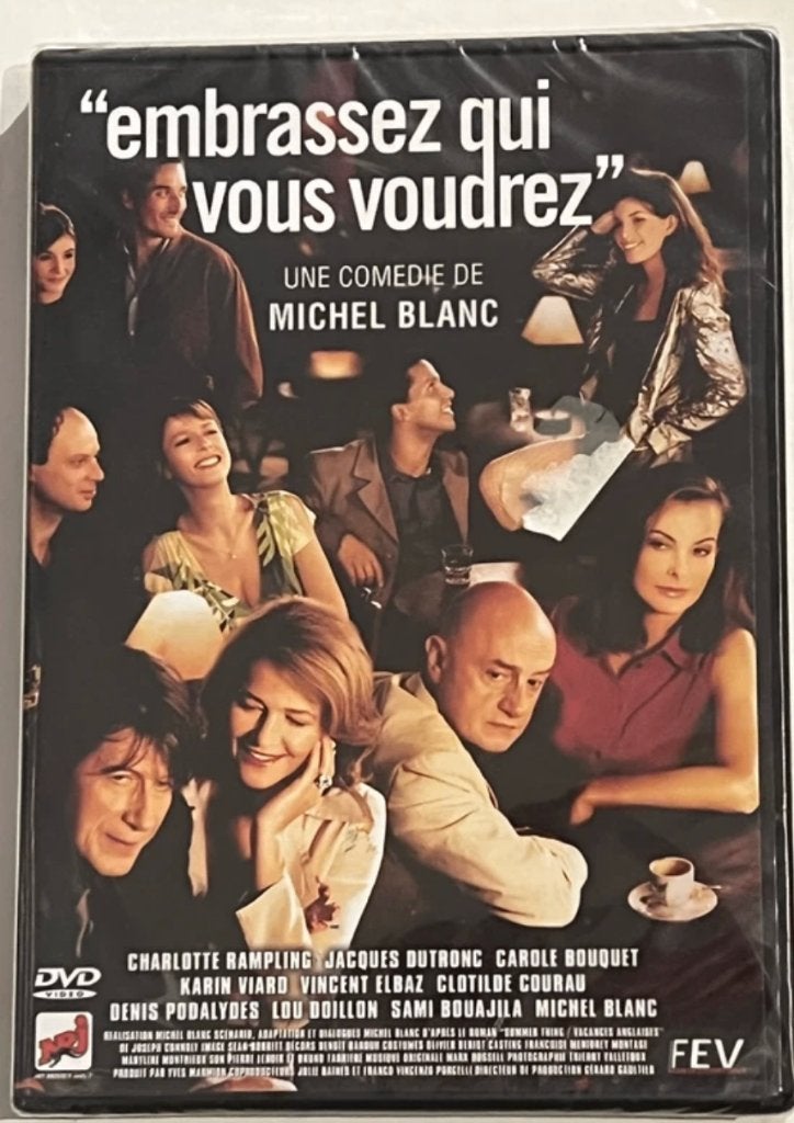 DVD Embrassez qui vous voudrez Dutronc & Rampling, Frans, Overige gebieden, Alle leeftijden, Ophalen of Verzenden
