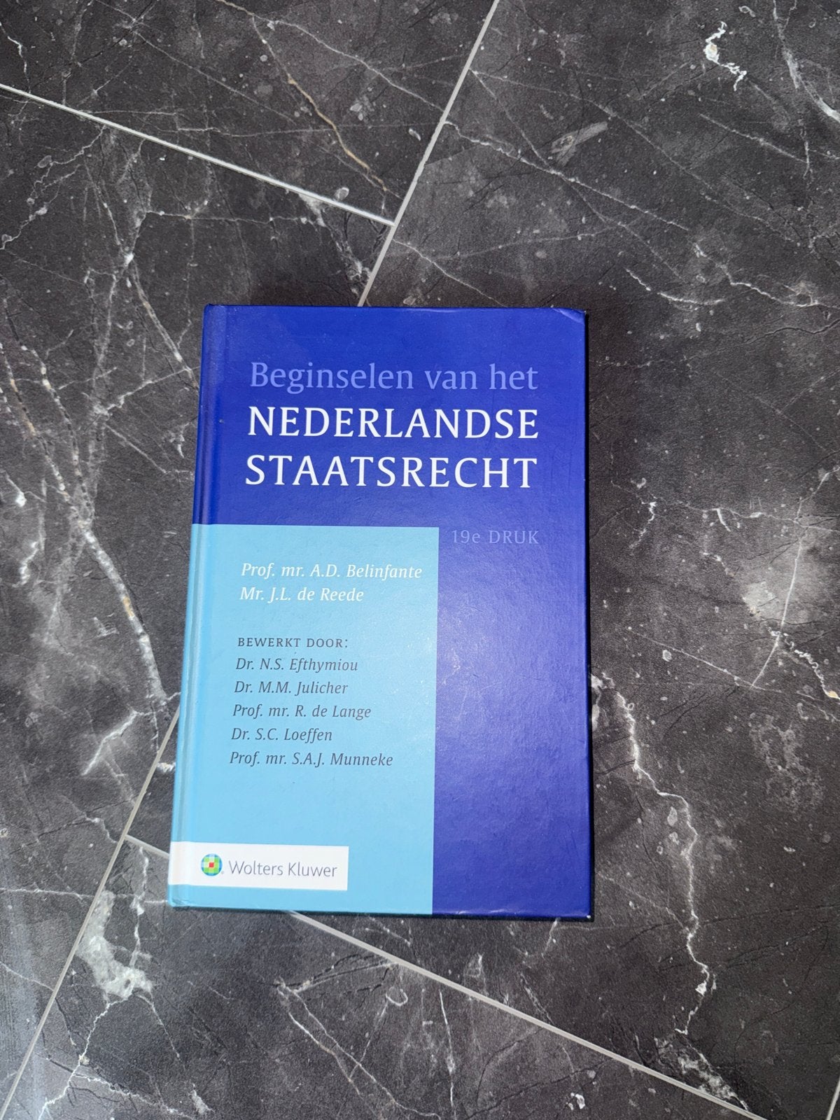 Beginselen van het Nederlandse Staatsrecht 19e druk, Ophalen, Gamma, Zo goed als nieuw, WO