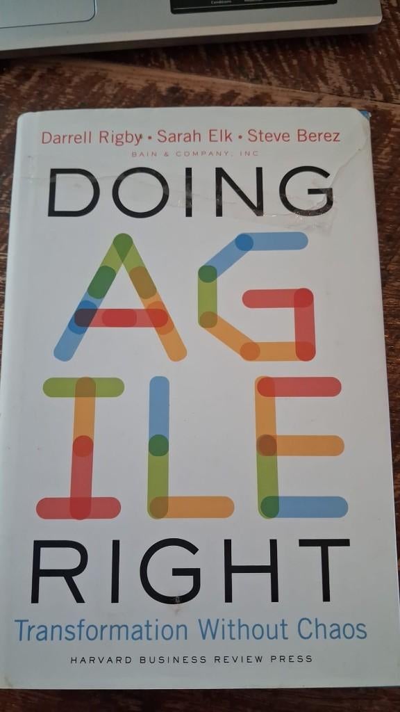 Doing Agile Right Rigby, Ophalen of Verzenden, Gamma, Zo goed als nieuw, WO