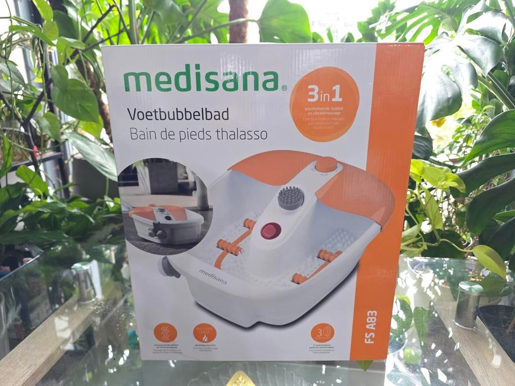 Medisana Voetbubbelbad 3-in-1 - Ontspanning voor uw voeten, Ophalen of Verzenden, Zo goed als nieuw, Hand- en Voetverzorging
