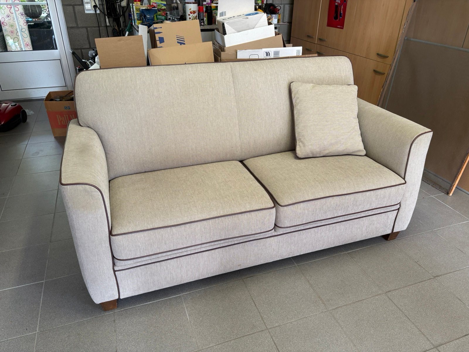 Tweezits bankje, Ophalen, 150 tot 200 cm, Tweepersoons, 75 tot 100 cm