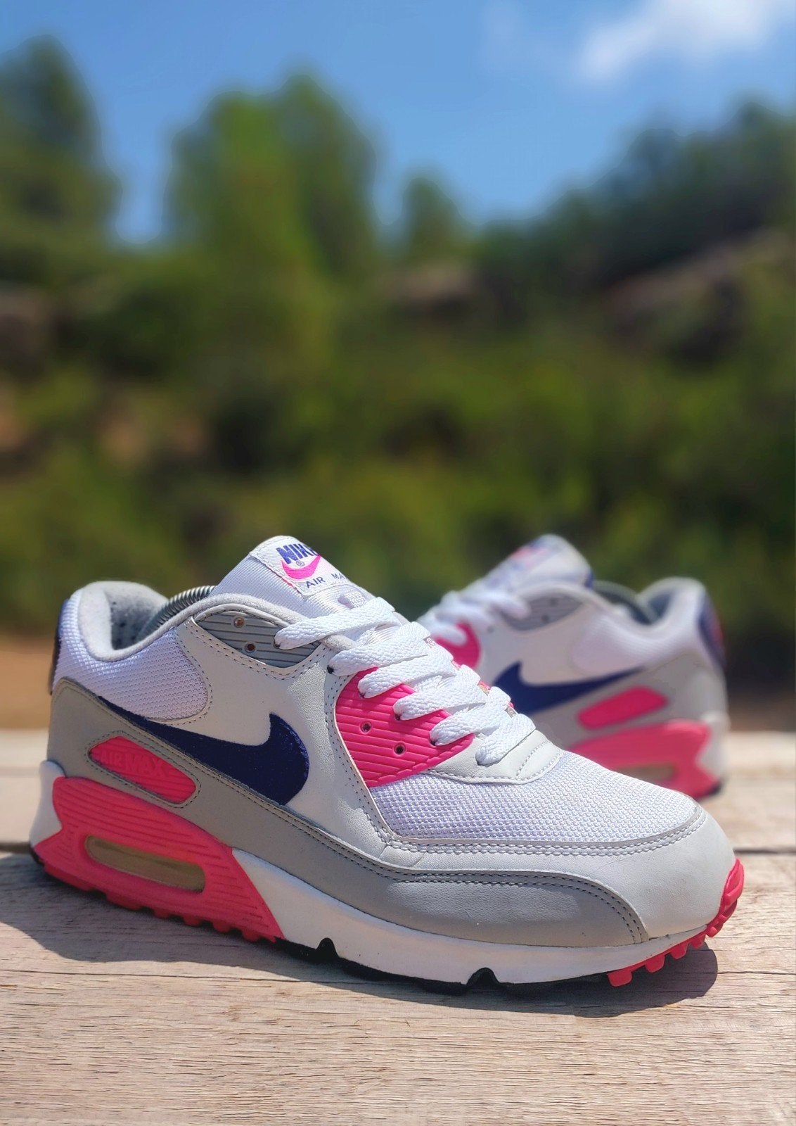 NIKE AIR MAX 90 OG WMNS CONCORD 2005 HISTORY OF AIR 1 ID HOA, Ophalen of Verzenden, Overige kleuren