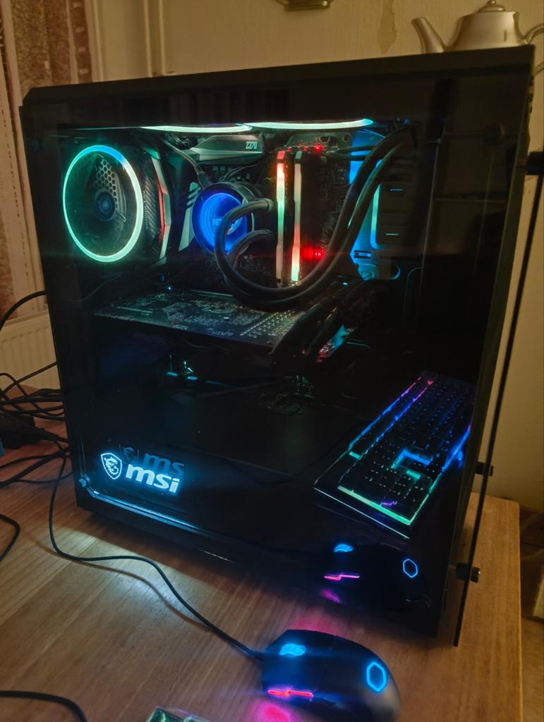Gaming PC met Intel i5-8600K, GTX 1080, 16GB RAM, 1TB NVME, Computers en Software, Desktop Pc's, Gebruikt, MSI, Ophalen of Verzenden