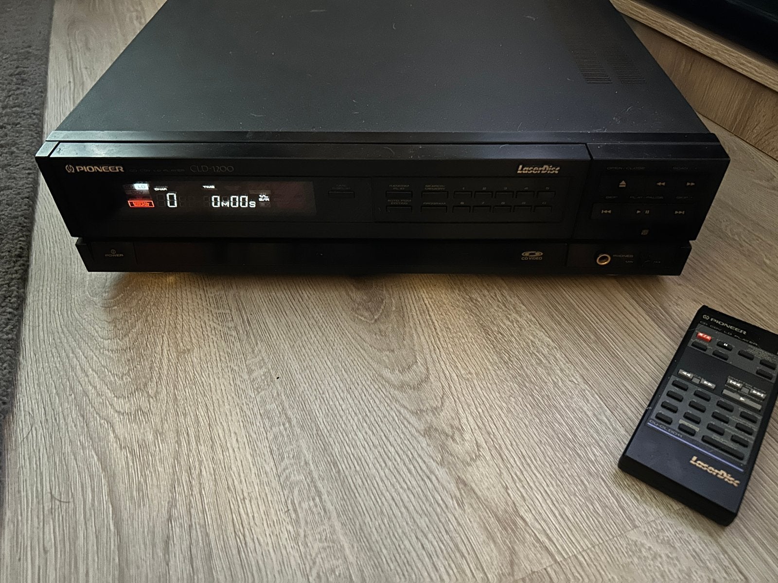 Zeer mooie Pioneer CLD-1200 Laserdisc, CD Video speler, Ophalen of Verzenden, Zo goed als nieuw, Overige typen
