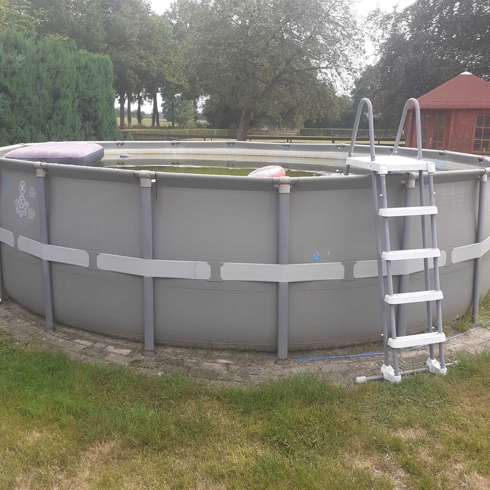 zwembad groot, 120 cm of meer, Gebruikt, Rond, 300 cm of meer