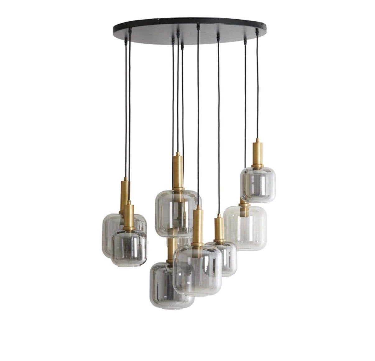 Hanglamp, Huis en Inrichting, Ophalen, Zo goed als nieuw, Glas