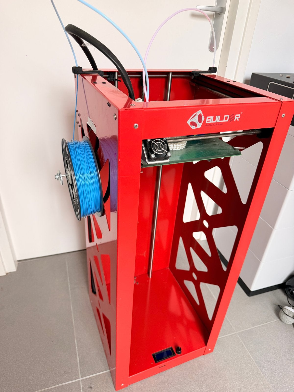 Grote 3D-printer BUILDER V2.2XL020H met filament, Computers en Software, Ophalen, Gebruikt, Filament