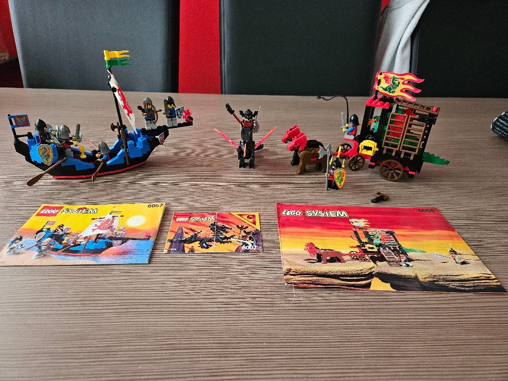 Lego sets 6007, 6056, 6057, Kinderen en Baby's, Speelgoed | Duplo en Lego, Gebruikt, Overige thema's, Lego, Ophalen of Verzenden
