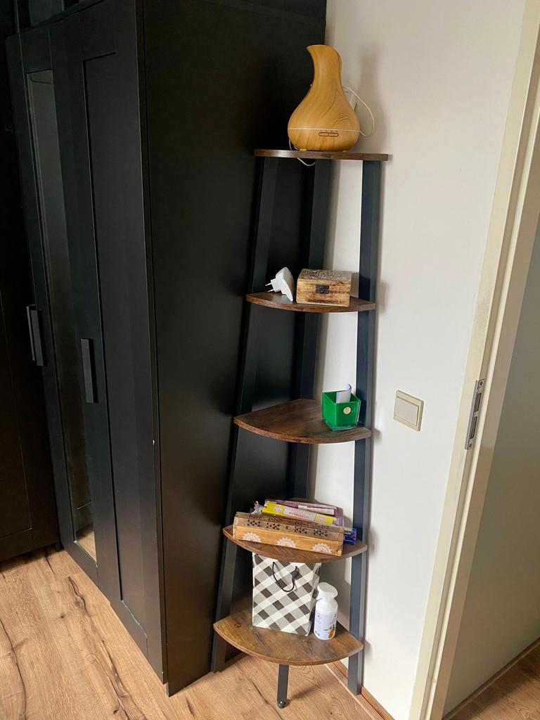 Open hoekkast / open corner shelves, Huis en Inrichting, Ophalen, Met plank(en), Minder dan 50 cm, Zo goed als nieuw