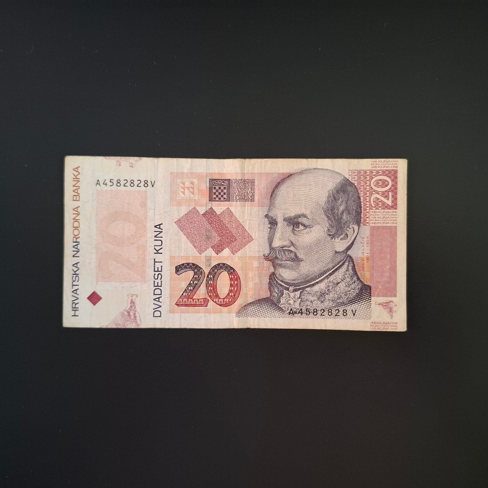 20 kuna Kroatië #052, Postzegels en Munten, Bankbiljetten | Europa | Niet-Eurobiljetten, Verzenden, Overige landen, Los biljet