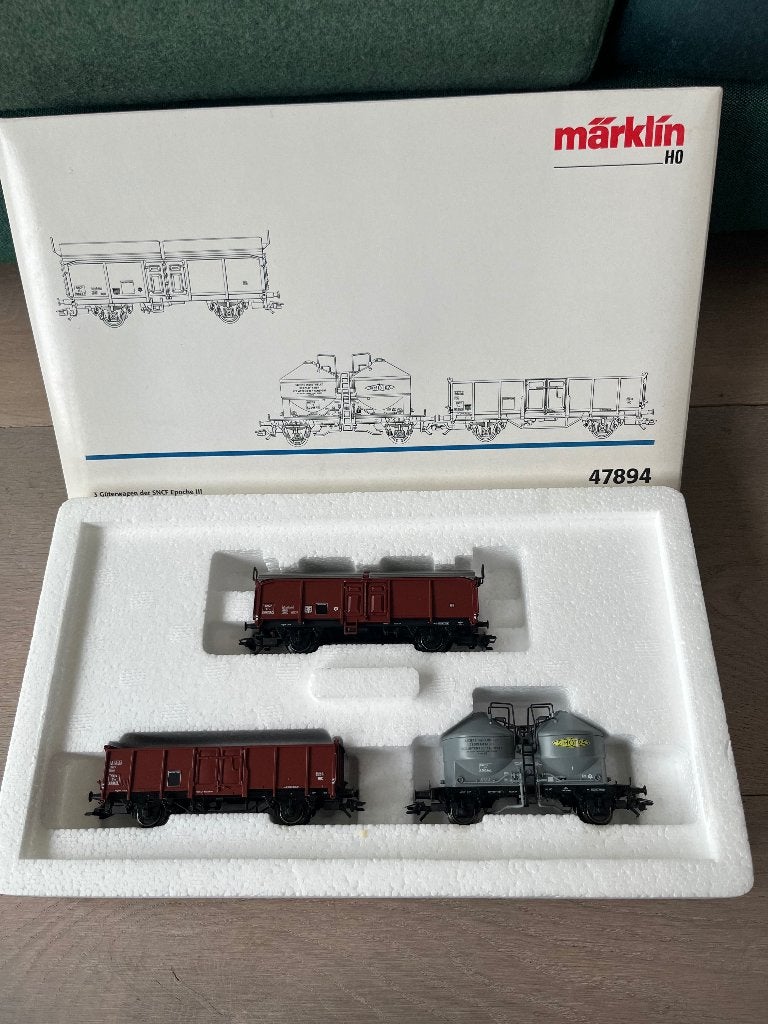 Marklin 47894 ho set wagons nieuwstaat, Wisselstroom, Treinset, Verzenden, Nieuw