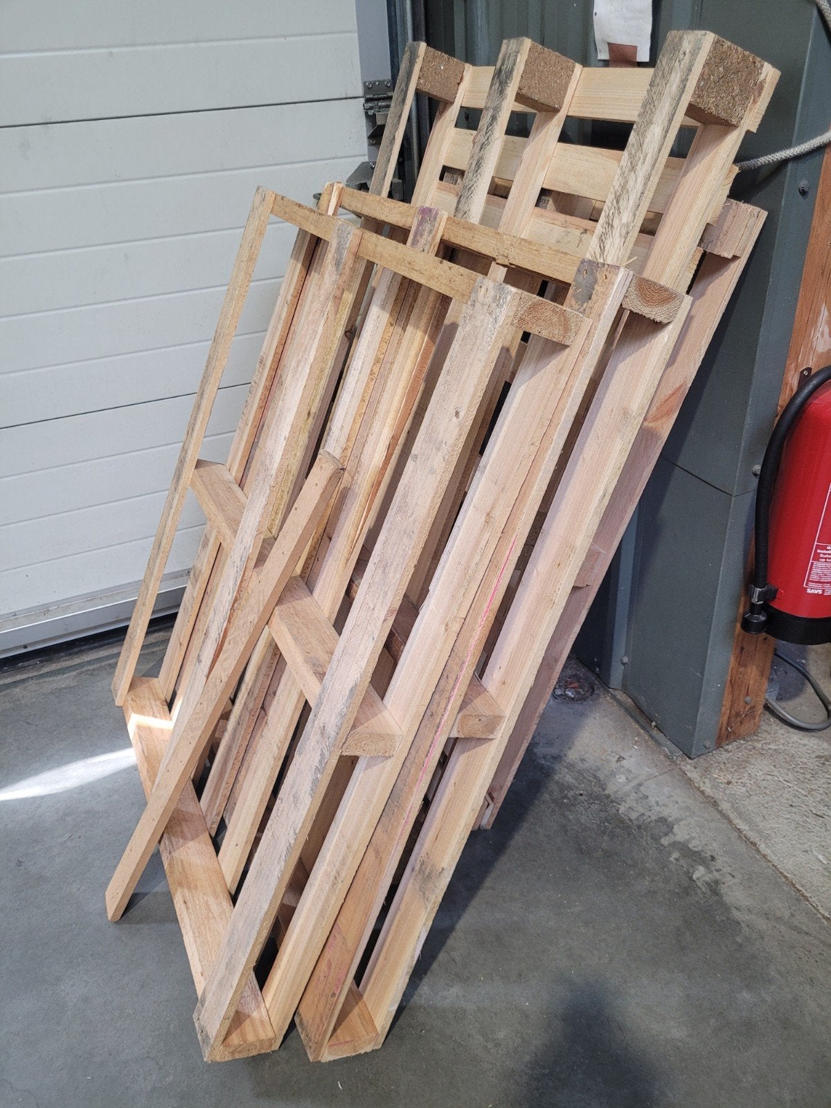 Gratis 4 pallets op te halen, Ophalen, Gebruikt, Pallet, Minder dan 200 cm