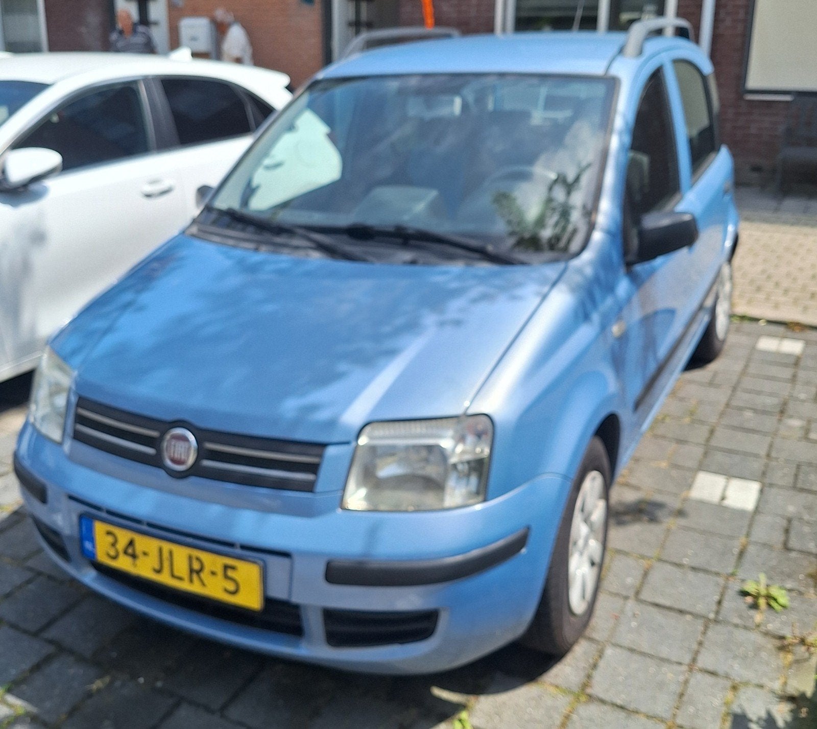 Fiat Panda 1.2 44KW 60PK 2009 Blauw, Auto's, Voorwielaandrijving, Stof, Origineel Nederlands, Bedrijf