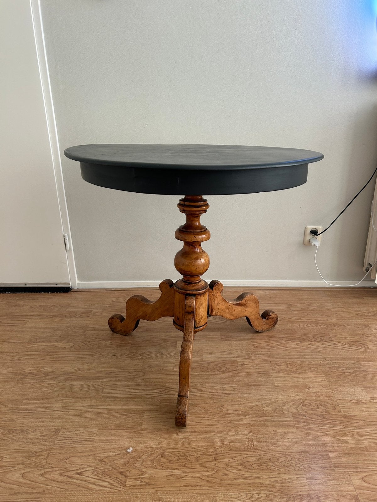 Ronde eettafel 80 cm diameter retro/vintage/antiek, Ophalen, Gebruikt, Rond, 50 tot 100 cm