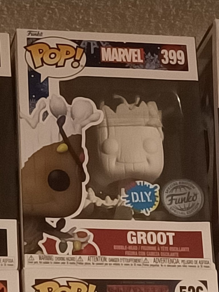 Funko Pop! Marvel 399 D.I.Y. Groot Special Edition, Ophalen of Verzenden, Nieuw
