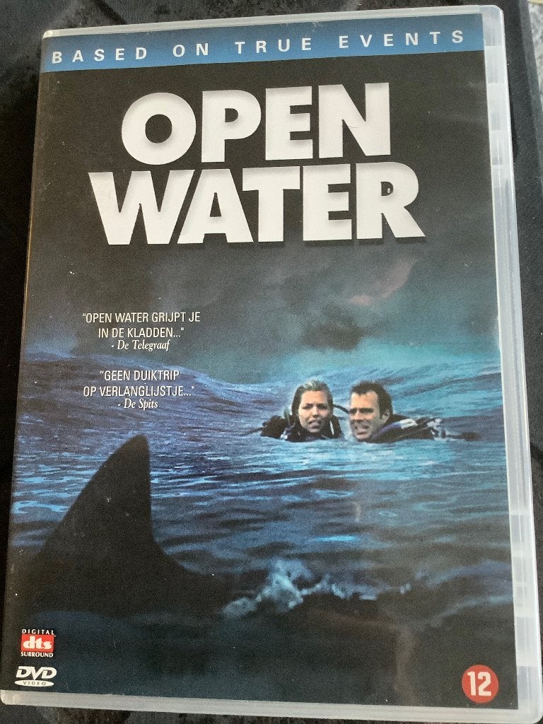 Open water dvd.     SUMMERSALE 5 halen 4 betalen, Engels, Nederlands, Actiethriller, Ophalen of Verzenden