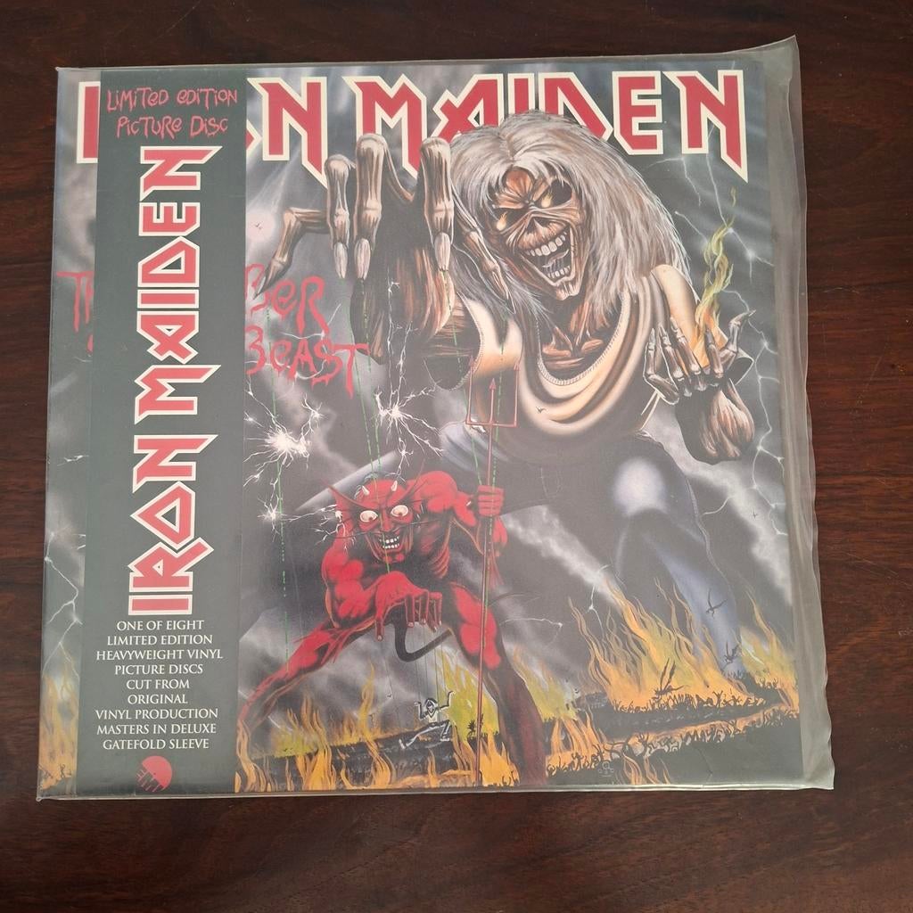 Iron Maiden - The Number of the Beast Picture Disc LP, Ophalen of Verzenden, Zo goed als nieuw