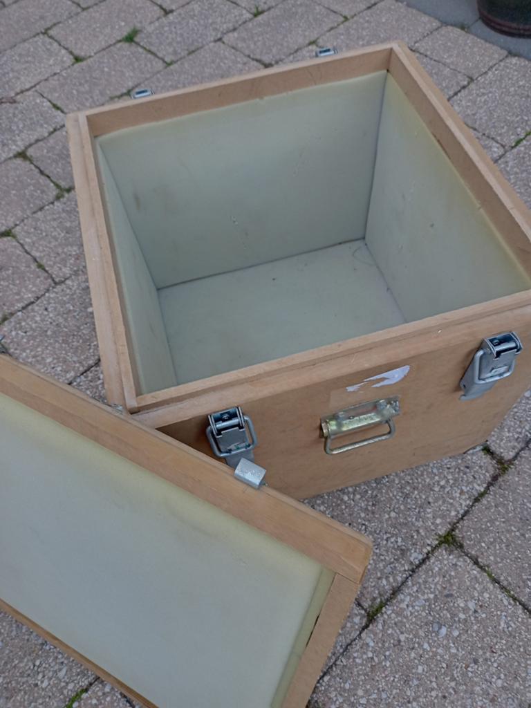 5 stevige houten kisten voor drums en hardware, Ophalen, Gebruikt, Overige merken
