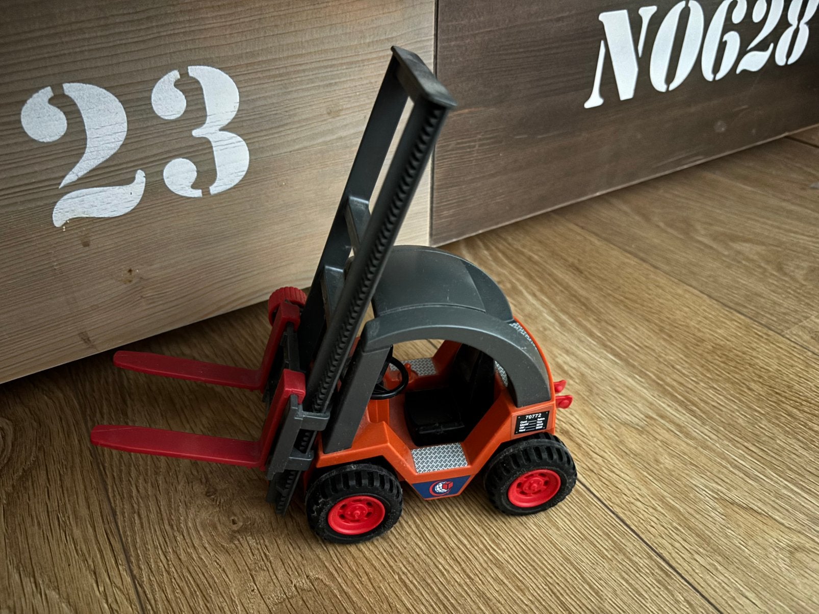 Playmobil heftruck, Ophalen, Gebruikt