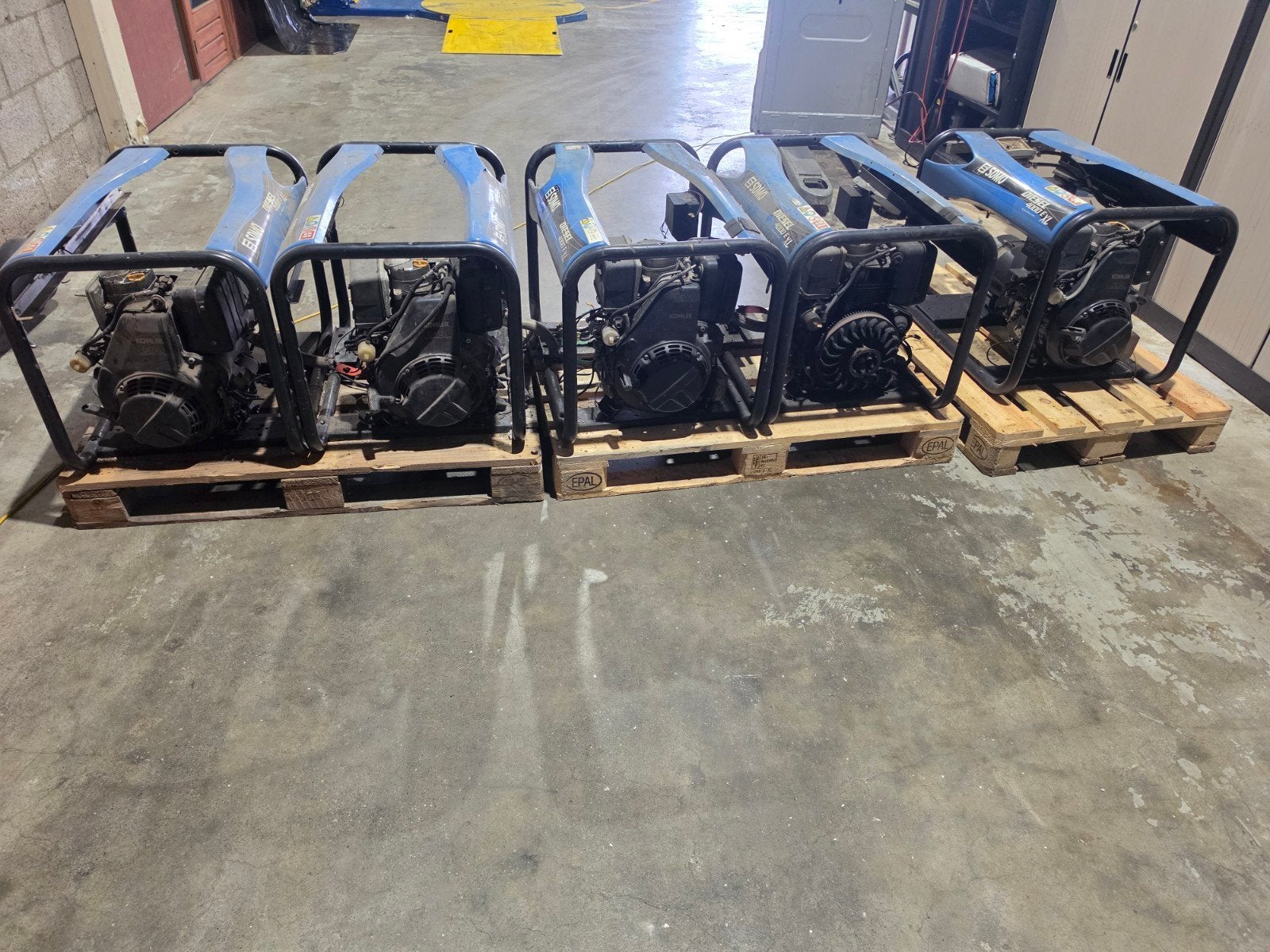 5x SDMO 4000exl diesel aggregaten met Kohler dieselmotor, Ophalen, Gebruikt