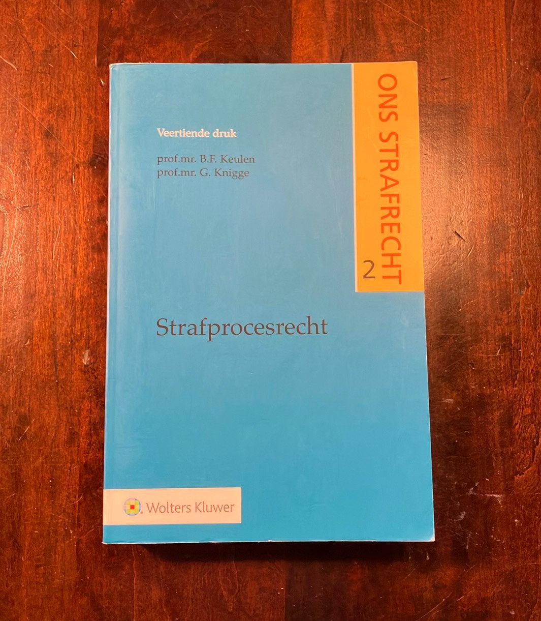 Studieboek Strafprocesrecht (zachte kaft), Gamma, B.F. Keulen, Ophalen of Verzenden, WO