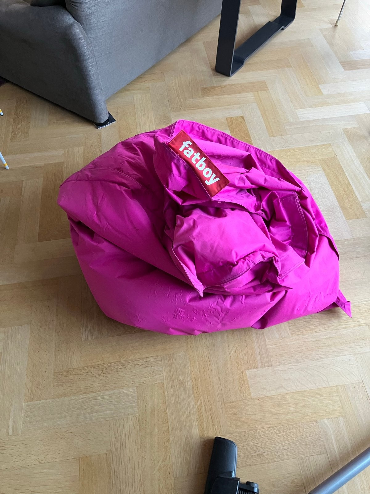 Fatboy zitzak 100x140 - Roze, Ophalen, Gebruikt, Roze, Zitzak