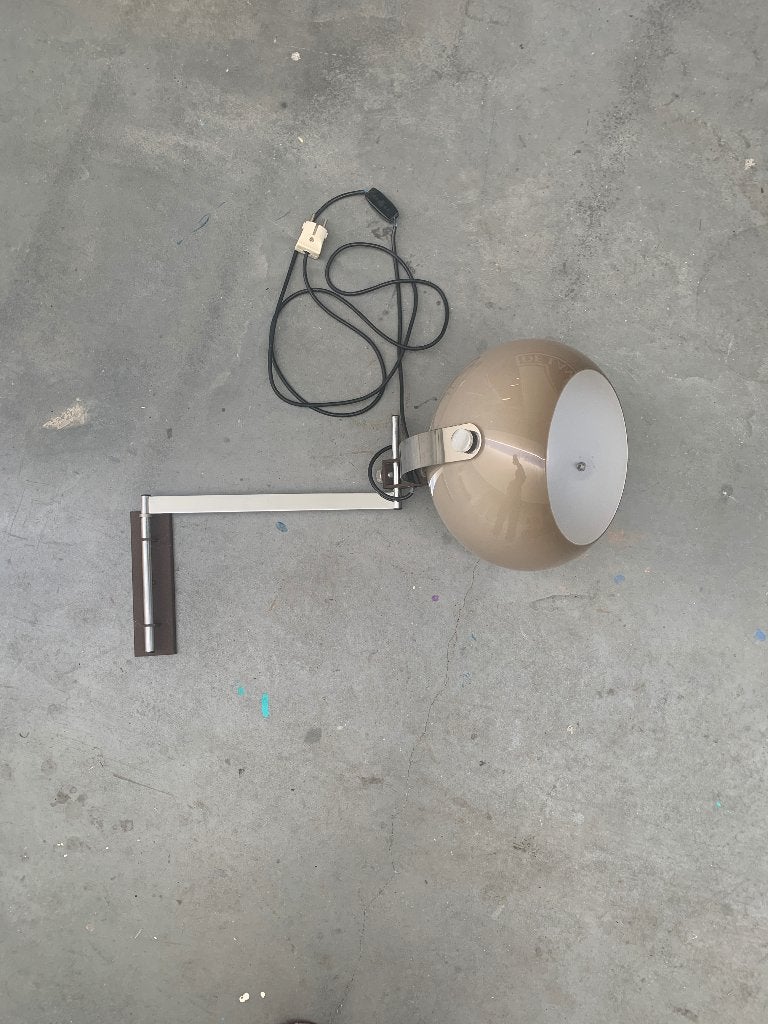 Dijkstra Lamp spring muur arm lamp, Space age lamp / jaren 60e, Overige fittingen, Ophalen of Verzenden, Kunststof