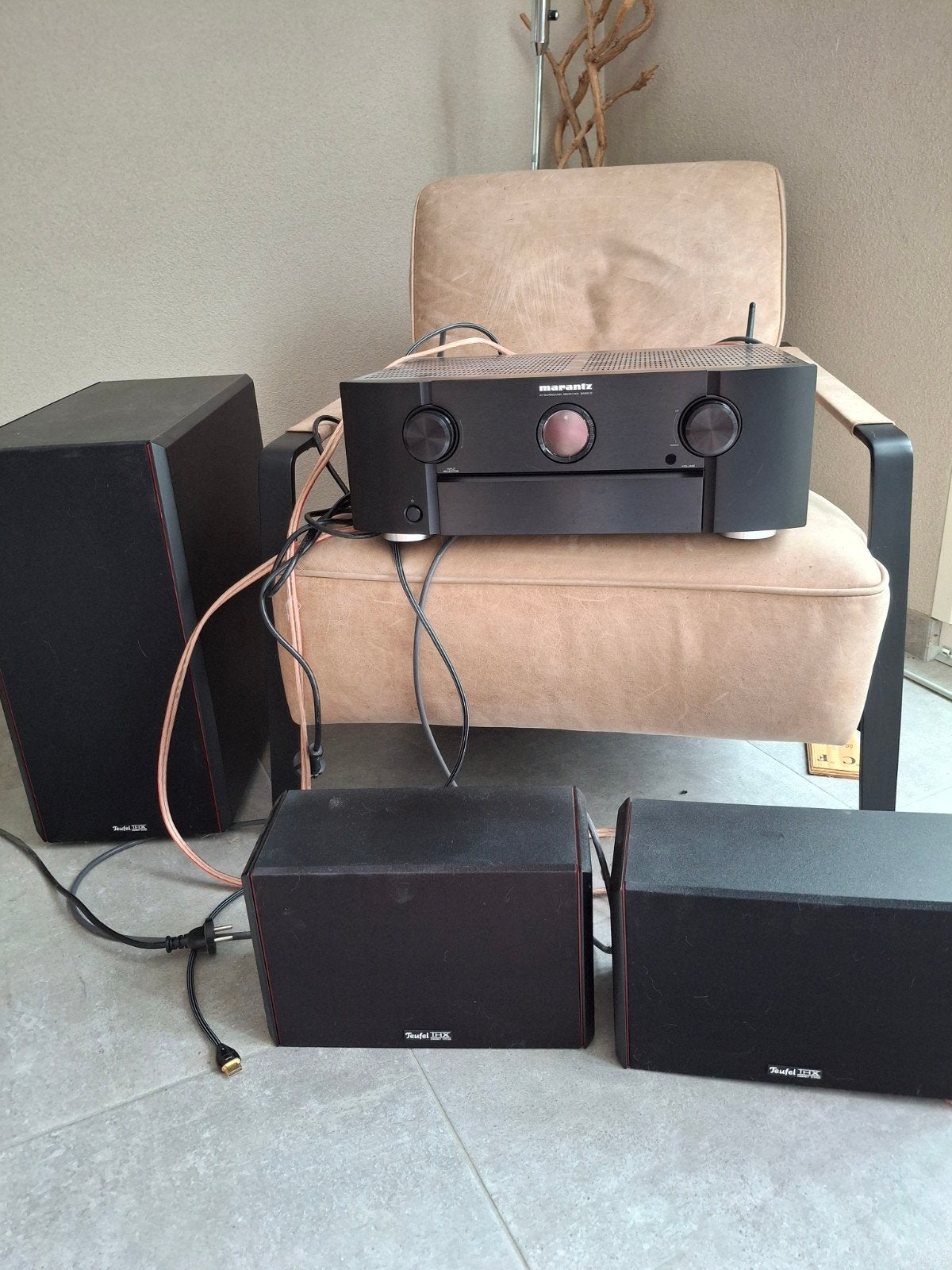 Marantz SR7010 Receiver met Teufel Speakerset, Ophalen