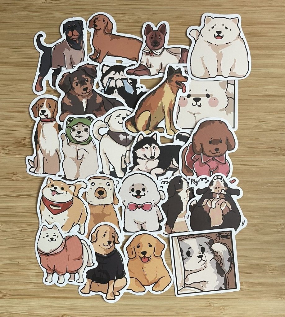 Honden stickers, Verzenden, Nieuw, Meerdere stickers
